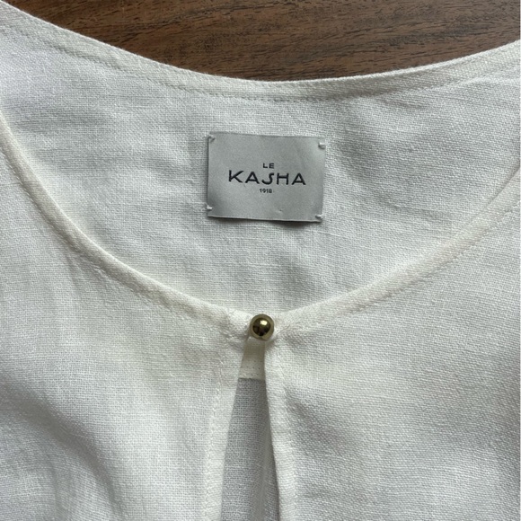 Le Kasha Linen Mini Dress - Picture 7 of 9